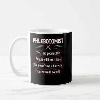 Phlebotomy Technician Phlebotomist Funny Humor Nur Kaffemugg