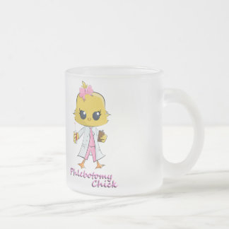 Phlebotomychick 10 uns frostad Glass kaffemugg