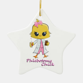 Phlebotomychick Julgransprydnad Keramik