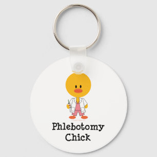 Phlebotomychick Keychain Nyckelring