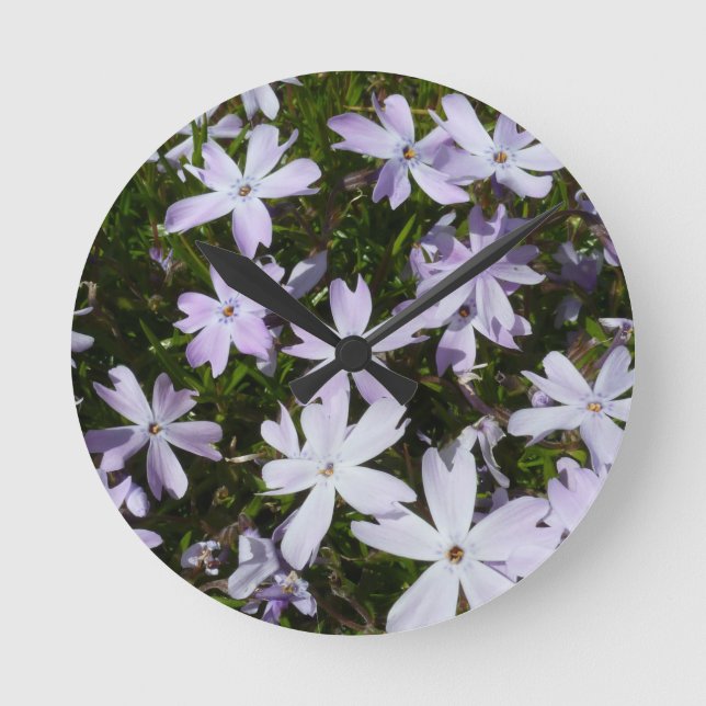 Phloxblomma Rund Klocka (Framsida)
