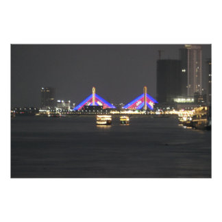 Phnom Penh By Night Fototryck