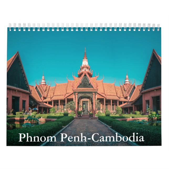 Phnom Penh-Cambodia Calendar Kalender (Omslag)