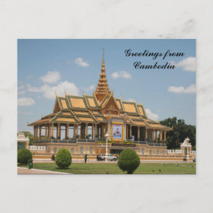 phnom penh hälsning vykort