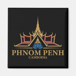 Phnom Penh Kambodja Sydostasien Magnet