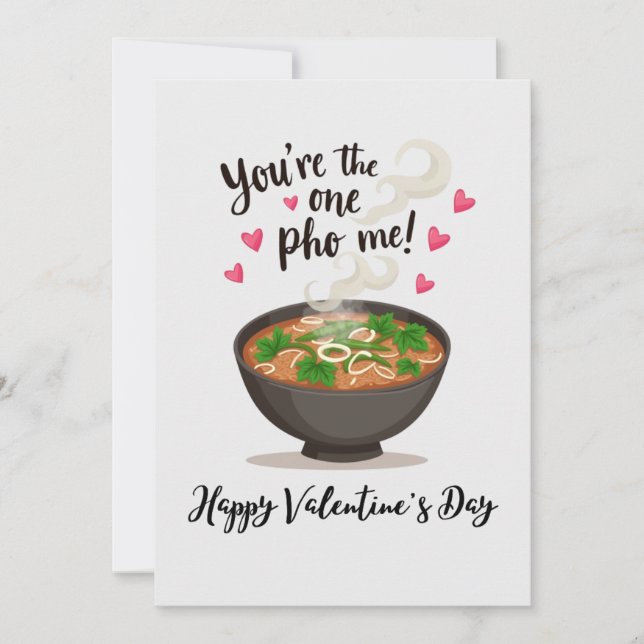 Pho Alla hjärtans dag-kort Julkort (Framsida)