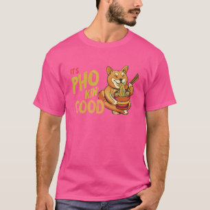Pho Bra Fox Asian Food Pho Bowl Pho Noodle Soppa T Shirt