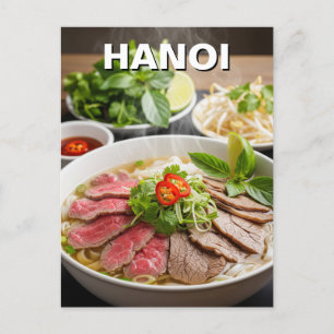 Pho Hanoi Vietnam Travel Vykort