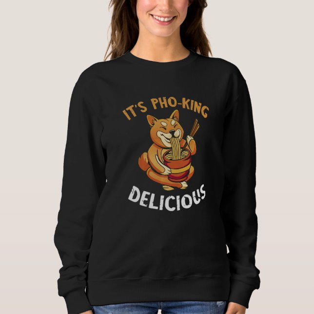 Pho It's Pho King Fox Vietnamese Noodle Soup Pho B T Shirt (Framsida)