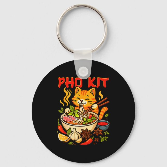 Pho Kit Mariners Cat Funny Meme  Nyckelring (Framsida)