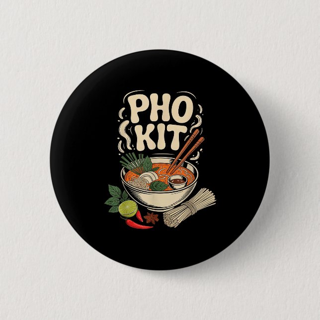 Pho Kit Vietnamesisk Nudelsoppa Örter Lime Chili Knapp (Framsida)