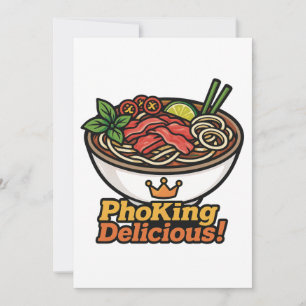 Pho kung Delicious! Inbjudningar
