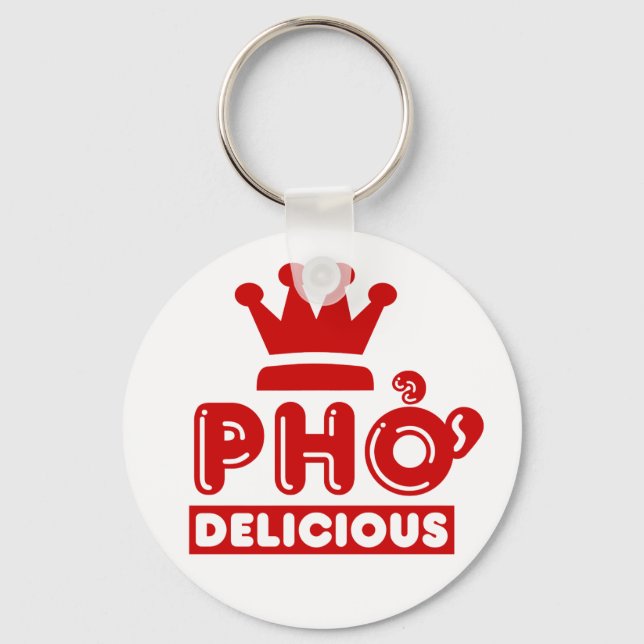 Pho Kung Delicious Nyckelring (Framsida)