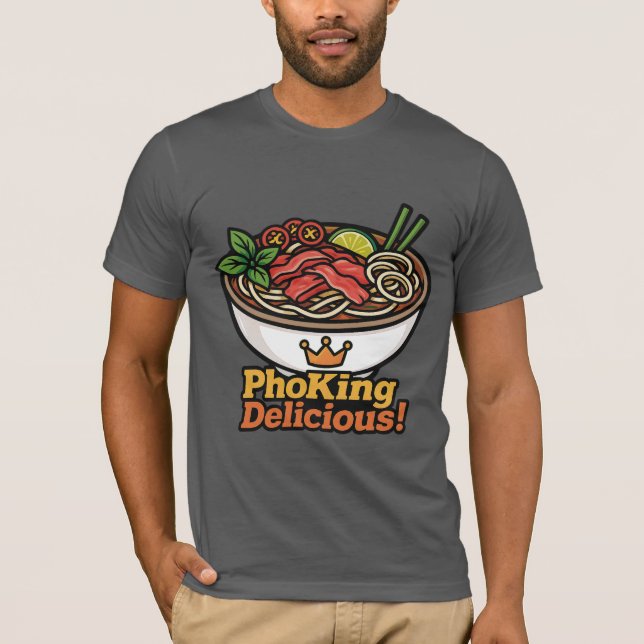 Pho kung Delicious! T Shirt (Framsida)
