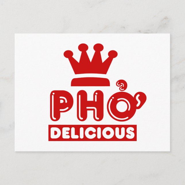 Pho Kung Delicious Vykort (Framsida)