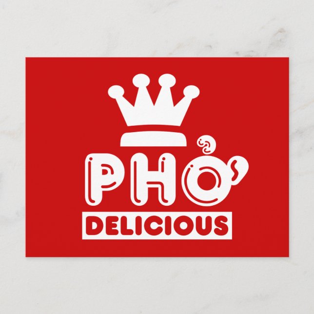 Pho Kung Delicious Vykort (Framsida)