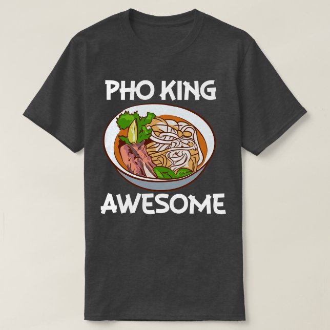 Pho Kung Fantastisk Pho Noodle Soppa Vietnam T Shirt (Design framsida)