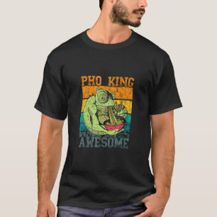 Pho Kung Food Pun Iguana Pho Bowl Asian Noodle T Shirt
