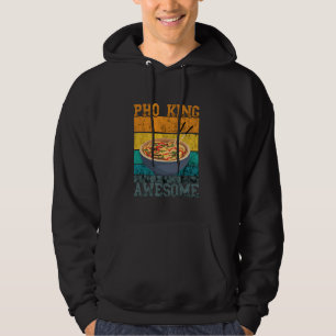 Pho Kung Vintage Retro Fantastisk Vietnamese Food Hoodie