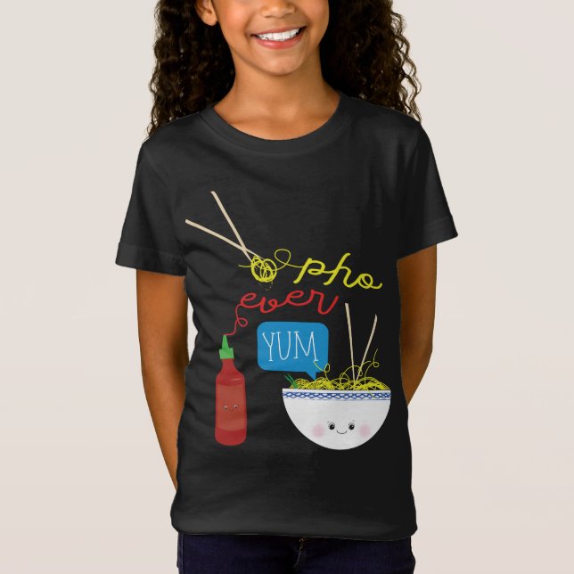 Pho någonsin Yum Pho bunke Tröja (Framsida)