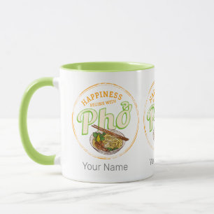 Pho Soppa Retro Street Food Vintage Gourmet Vietna Mugg