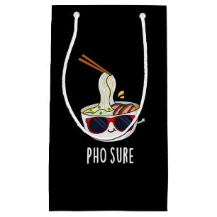Pho Sure Funny Pho Soppa Noodle Pun Mörk BG