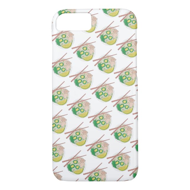 PHO Vietnamese Food Chicken Noodle Soppa Chopstick Case-Mate iPhone Skal (Baksida)