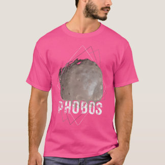 Phobos Mars Måne Solar System Space Astronomy T Shirt
