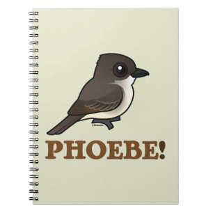 PHOEBE! ANTECKNINGSBOK MED SPIRAL