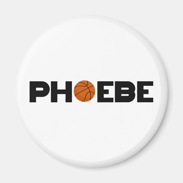 Phoebe Basketball Magnet (Framsidan)