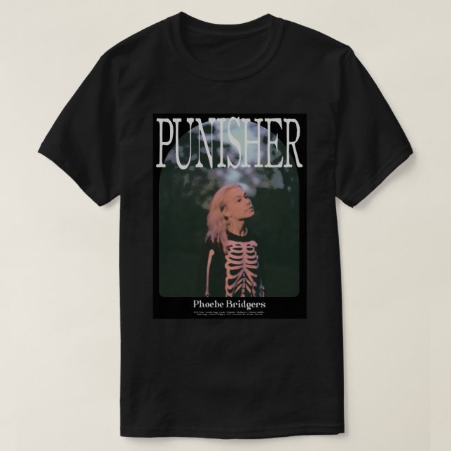 Phoebe Bridgers Alternative Poster T Shirt (Design framsida)