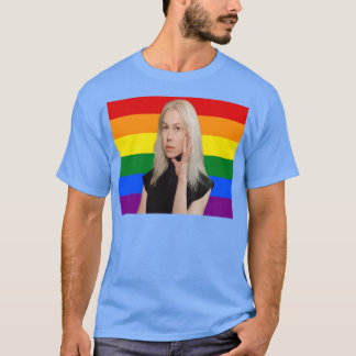 Phoebe Bridgers Gay pride Flagga T Shirt