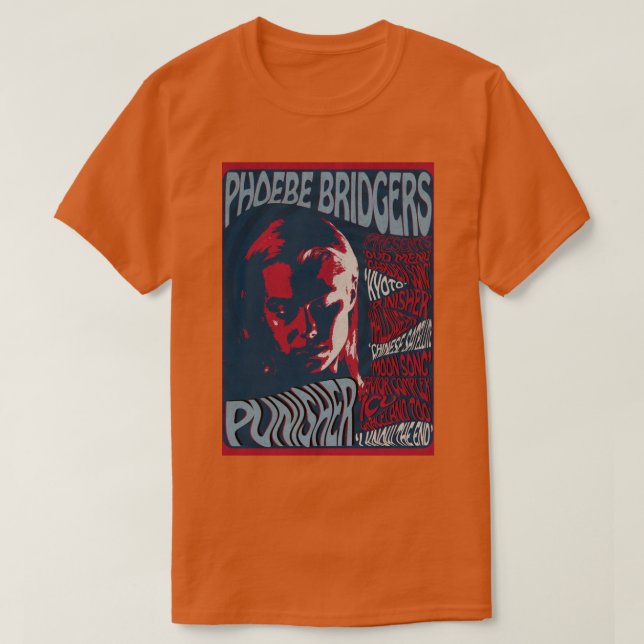 Phoebe Bridgers Psy T Shirt (Design framsida)