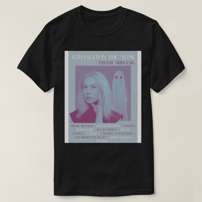Phoebe Bridgers Stranger i Alpernorna Poster T Shirt (Design framsida)