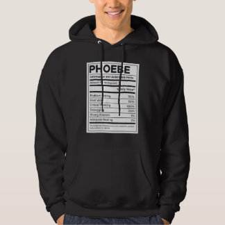 Phoebe Nutrition Information Problem med att lösa Hoodie