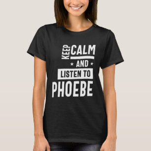 Phoebe Personlig Namn Birthday Gift T Shirt