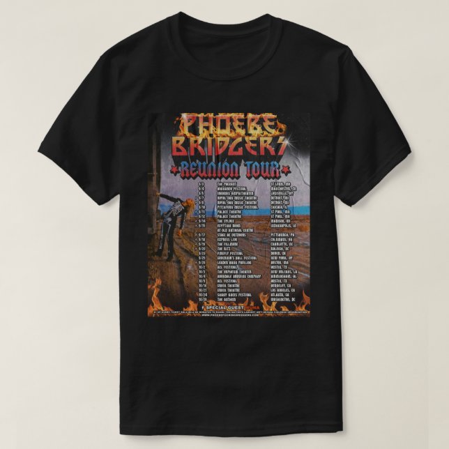 Phoebe Reunion Tour T Shirt (Design framsida)