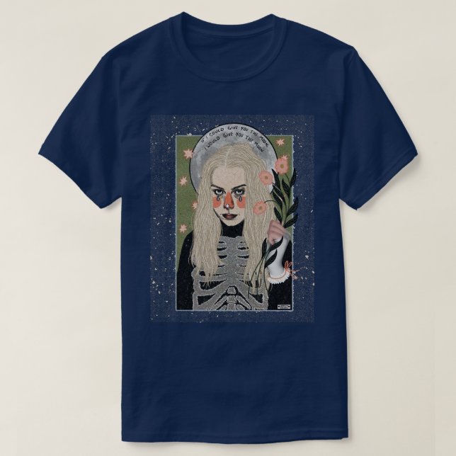 Phoebebridgers Ge Måne T Shirt (Design framsida)