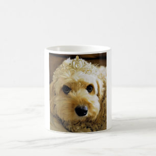 PhoebethePrincess Cavapoo på klassikervitmuggen Kaffemugg