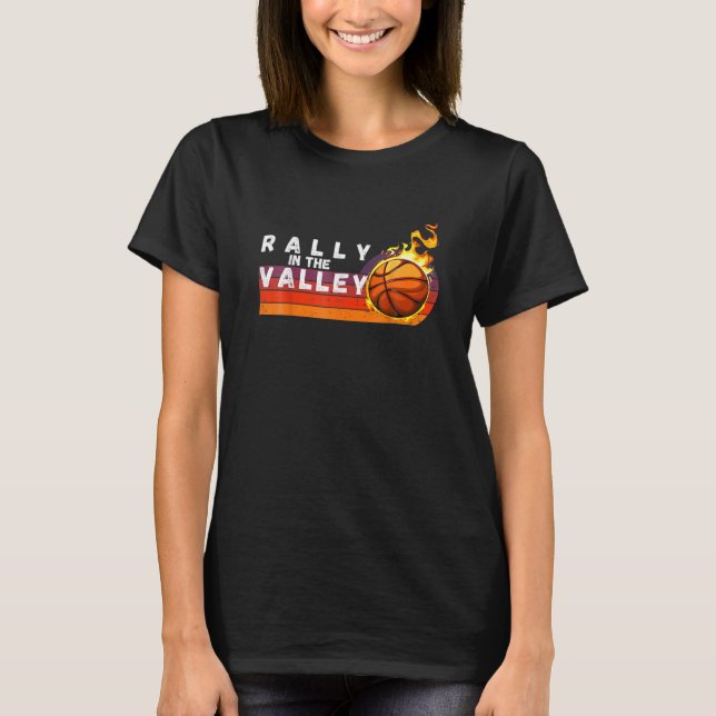 Phoeni Rally in Valley Flaming Basketball Sol T Shirt (Framsida)