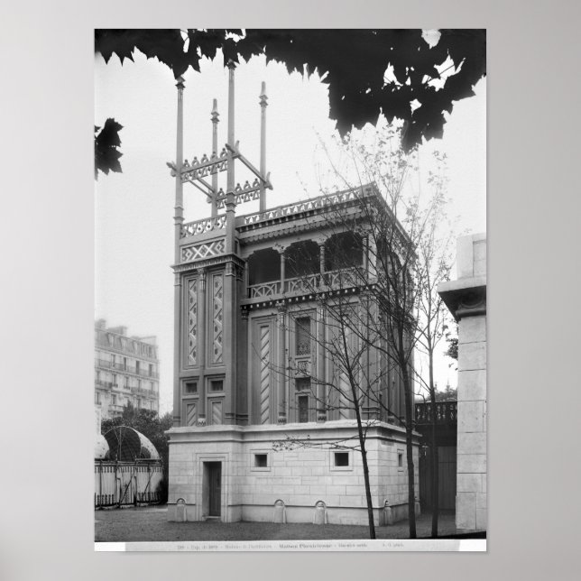 Phoenician House, Universal Exhibition, Paris Poster (Framsidan)