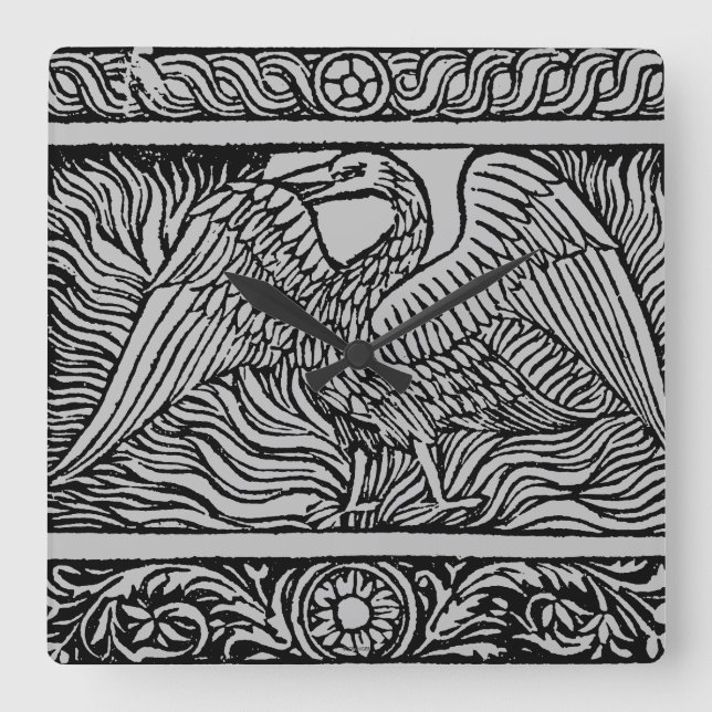 Phoenix 1524 fyrkantig klocka (Framsida)