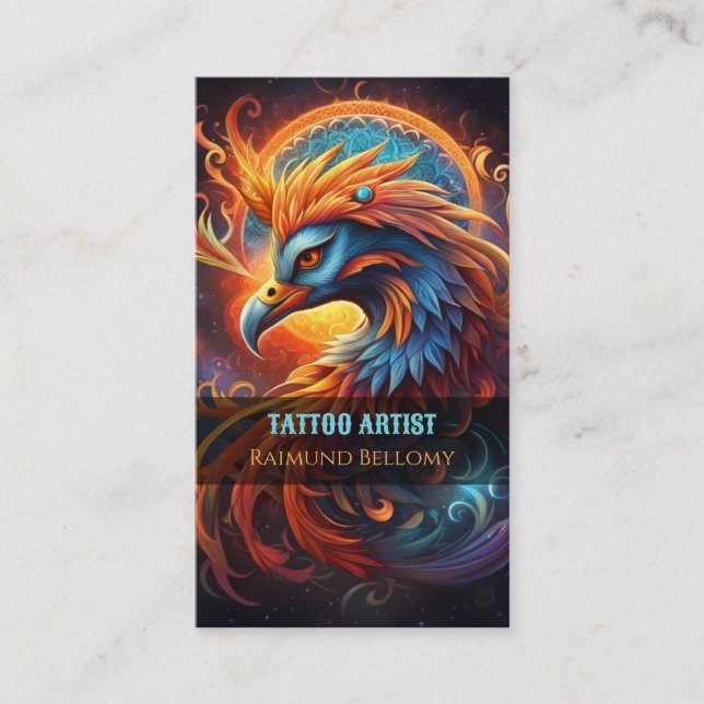 Phoenix-Affärskort Visitkort (Framsida)