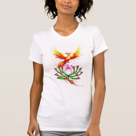 Phoenix and Lotus Rebirth T Shirt