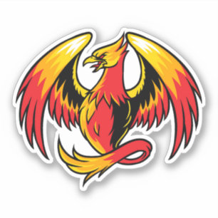 Phoenix Anpassningsbar Vinyl Sticker Klistermärken