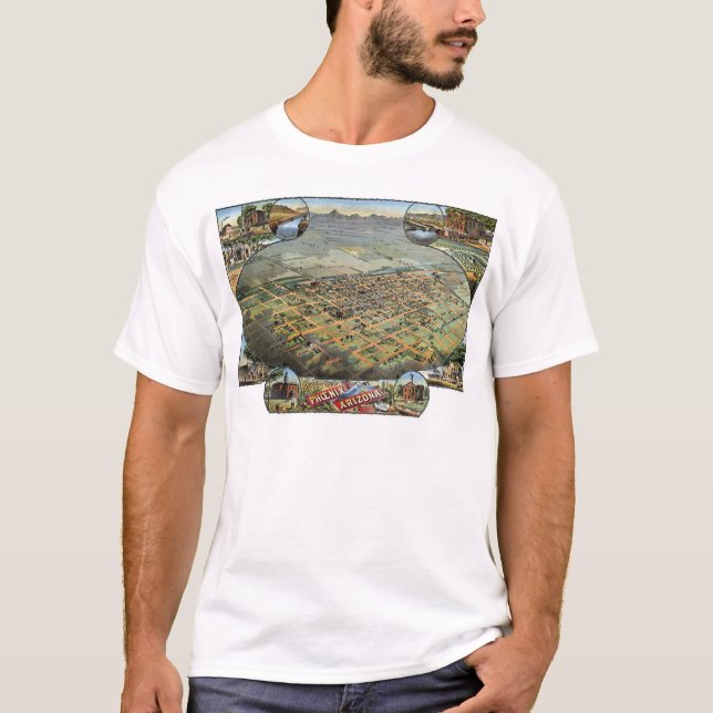 Phoenix Arizona - 1885 T Shirt (Framsida)