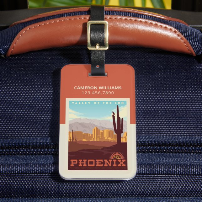 Phoenix, Arizona Bagagebricka (Framsida Insitu 2)