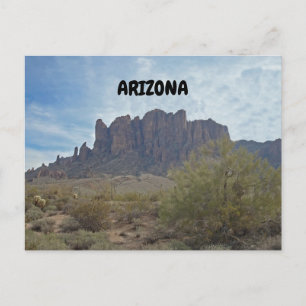 Phoenix Arizona Berg i öknen Välkomsthälsning Vykort