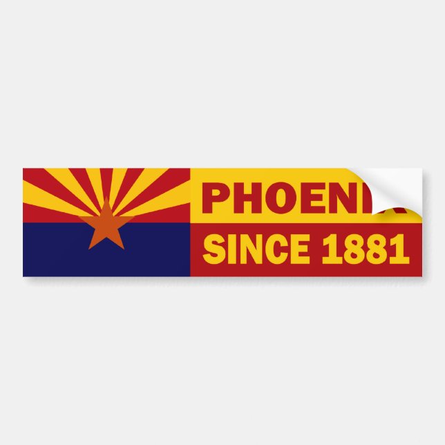 Phoenix Arizona bildekal (Framsidan)