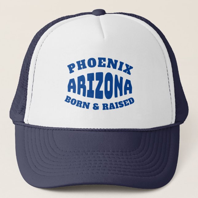 Phoenix Arizona Born och upphöjd Truckerkeps (Framsida)